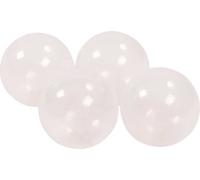 MeowBaby balles en plastique pour piscine à balles 7cm, balles de jeu en plastique pour bébé, 50 pièces : Transparent