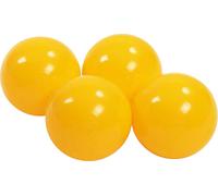 MeowBaby balles en plastique pour piscine à balles 7cm, balles de jeu en plastique pour bébé, 50 pièces : Jaune