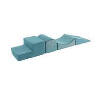 MEOWBABY Parcours Motricité Bébé - Modules en Mousse pour Développement Moteur - Module Motricité Bébé - Parcours Motricité Enfant Sécurisé et Ludique, Velours Côtelé