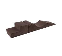 MEOWBABY Parcours Motricité Bébé - Modules en Mousse pour Développement Moteur - Module Motricité Bébé - Parcours Motricité Enfant Sécurisé et Ludique, Velours Côtelé