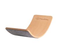 Meowbaby Planche D'équilibre Pour Enfants 80x30cm, Balance Board Avec Feutre Gris