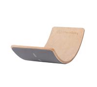 Meowbaby Planche D'équilibre Pour Enfants 80x30cm, Balance Board Naturel Avec Feutre Gris Autoroute