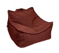 MEOWBABY Pouf Chambre Enfant - Fauteuil Poire Confortable et Léger - Pouf Poire Ergonomique pour Lecture et Jeu - Siège Douillet pour Fille et Garçon avec Remplissage de Billes, Bearly, Marron Foncé
