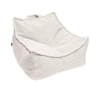 MEOWBABY Pouf Chambre Enfant - Fauteuil Poire Confortable et Léger - Pouf Poire Ergonomique pour Lecture et Jeu - Siège Douillet pour Fille et Garçon avec Remplissage de Billes, Bearly, Crémeux