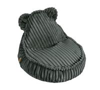 MEOWBABY Pouf Chambre Enfant - Fauteuil Poire Confortable et Léger - Pouf Poire Ergonomique pour Lecture et Jeu - Siège Douillet pour Fille et Garçon avec Remplissage de Billes, Churros, Sapin