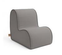 MEOWBABY Pouf Enfant - Pouf Chambre Enfant Confortable - Fauteuil Peluche Enfant Fille ou Garçon - Design Moderne pour Intérieur et Extérieur, Taupe