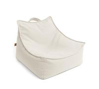 MEOWBABY Pouf Enfant - Pouf Chambre Enfant Confortable - Fauteuil Peluche Enfant Fille ou Garçon - Design Moderne pour Intérieur et Extérieur, Beige