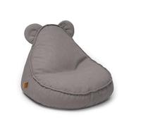MEOWBABY Pouf Enfant - Pouf Chambre Enfant Confortable - Fauteuil Peluche Enfant Fille ou Garçon - Design Moderne pour Intérieur et Extérieur, Taupe