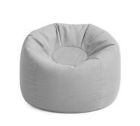 MEOWBABY Pouf Enfant - Pouf Chambre Enfant Confortable - Fauteuil Peluche Enfant Fille ou Garçon - Design Moderne pour Intérieur et Extérieur, Gris
