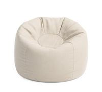 MEOWBABY Pouf Enfant - Pouf Chambre Enfant Confortable - Fauteuil Peluche Enfant Fille ou Garçon - Design Moderne pour Intérieur et Extérieur, Beige