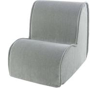 MeowBaby® Siège Corduroy Gris, Fauteuil pour enfant, Meuble pour bébé, Canapé pour enfant, 40x50x60 cm