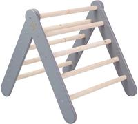 MEOWBABY Triangle d'escalade - Structure d'escalade intérieure pour enfants, Triangle pour bébés, Dispositif d'escalade Montessori, Triangle Pikler pour jeunes enfants, Gris
