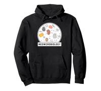 Meowcrobiology Cat Science Microbiologie Kitty Biologie Jeu de Mots Sweat à Capuche