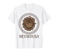 Meowdusa Drôle de Chat Medusa Histoire Grecque Art Historien Cool T-Shirt