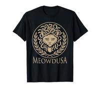 Meowdusa Drôle de Chat Medusa Histoire Grecque Art Historien Cool T-Shirt