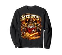 Meowdy Western Cowboy Cat Cowboys Kitty Shériff Sweatshirt
