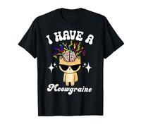 Meowgraine Funny Migraine Cat I have a migraine T-Shirt