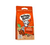 Meowing Heads - Alimentation sèche pour chat - Paw Lickin' Chicken - 100% naturelle, poulet et poisson, sans saveur artificielle, important pour la digestion saine, 4 kg