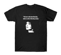MEOWKIT Angela Davis T Shirt Quote Political Activist 1960'S Black 3XL