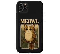 Meowl - Argot de Jeu Funny Meow Cat Owl Brainrot Meme Coque pour iPhone 11 Pro Max