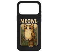 Meowl - Argot de Jeu Funny Meow Cat Owl Brainrot Meme Coque pour iPhone 17 Pro Max