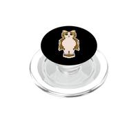 Meowl Gen Alpha Owl Cat Brainrot Meme Brain Rot PopSockets PopGrip pour MagSafe