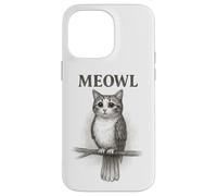 Meowl Sketch - Meow Cat Owl Brainrot Meme Teen Kids Gaming Coque pour iPhone 14 Pro Max