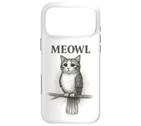 Meowl Sketch - Meow Cat Owl Brainrot Meme Teen Kids Gaming Coque pour iPhone 17 Pro Max