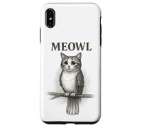 Meowl Sketch - Meow Cat Owl Brainrot Meme Teen Kids Gaming Coque pour iPhone XS Max