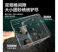 Meowmagic Pelle à litière pour chat - Acier inoxydable, manche en bois