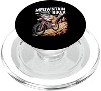 Meowntain Biker Cat Adventure Fun PopSockets PopGrip pour MagSafe