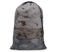 Meowoo Filet Linge Machine à Laver, 70x90cm Filet Linge Avec Cordon de Serrage Sac a Linge Réutilisable, Sac a Linge Machine a Laver et Ddurable pour Chemisier, Sous-vêtements, Soutien-Gorge, Noir