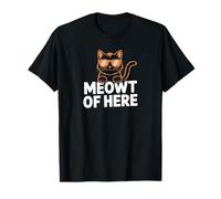 Meowt of Here Lunettes de soleil humoristiques Motif chat T-Shirt