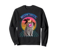 Meowtastic Meow British Shorthair Cat Bubble Gum Kitten Cats Sweatshirt
