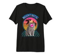 Meowtastic Meow British Shorthair Cat Bubble Gum Kitten Cats T-Shirt Haut de Gamme