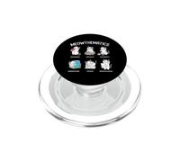 Meowthematics Mathématiques Mathématiques Amoureux des Chats Géométrie Algèbre PopSockets PopGrip pour MagSafe