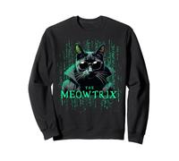 MEOWTRIX - Chat amusant en tant que personnage de film emblématique, jeu vidéo Sweatshirt