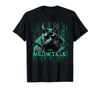 MEOWTRIX - Chat amusant en tant que personnage de film emblématique, jeu vidéo T-Shirt