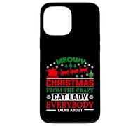 Meowy Christmas from The Crazy Cat Lady Xmas Family Coque pour iPhone 13 Pro Max