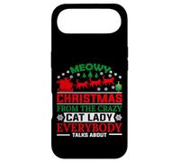Meowy Christmas from The Crazy Cat Lady Xmas Family Coque pour iPhone Air