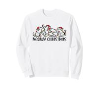 Meowy Christmas Lover, Femmes Hommes Filles Enfants Chat de Noël Sweatshirt