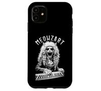 Meowzart Mozart Cat Clavier de Piano Musical Classique Amusant Coque pour iPhone 11