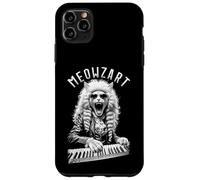 Meowzart Mozart Cat Clavier de Piano Musical Classique Amusant Coque pour iPhone 11 Pro Max