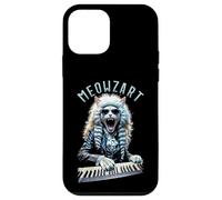 Meowzart Mozart Cat Clavier de Piano Musical Classique Amusant Coque pour iPhone 12 Mini