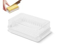 MeoZynxadril Beurrier, Beurrier Plastique, Boîte à Beurre, avec Couvercle, Récipient à Beurre, Beurier, Beurriers, Boîte Conservation du Beurier, pour Cuisines Domestiques, Restaurants