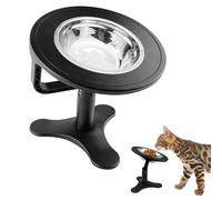 MeoZynxadril Gamelle Chat, Gamelle Chat Surélevée, avec Inclinable à 15°, Antidérapante Inclinée, Bol Dog Surélevée, pour Petits Chiens