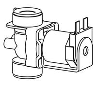 MEPA 716902 Électrovanne 24 VAC-Alimentation Secteur-Dimensions (L x l x H) : 135 x 85 x 95 mm-Compatible avec Le rinçage Automatique 620/820-Pièce de Rechange pour urinoir-716902, Blanc