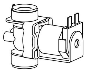 MEPA 716902 Électrovanne 24 VAC-Alimentation Secteur-Dimensions (L x l x H) : 135 x 85 x 95 mm-Compatible avec Le rinçage Automatique 620/820-Pièce de Rechange pour urinoir-716902, Blanc