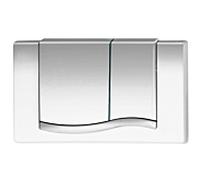 Mepa MEPAwave plaque de déclenchement 420506 chrome brillant, pour réservoir encastré A21/E21, 801 quantités