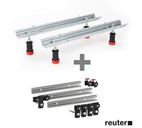 MEPA Pied de baignoire type WA avec ADS pour baignoire en acrylique avec 3 rails MEPA, 100030+190031,